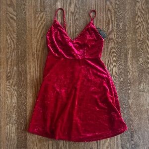 New with Tags Red Velvet Coctail Dress